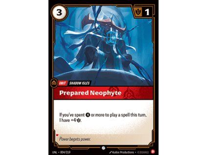 Prepared Neophyte
