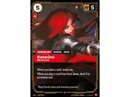 Katarina, Reckless