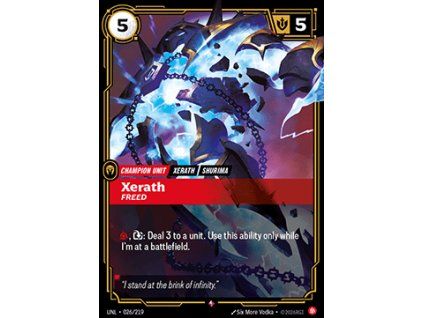 Xerath, Freed