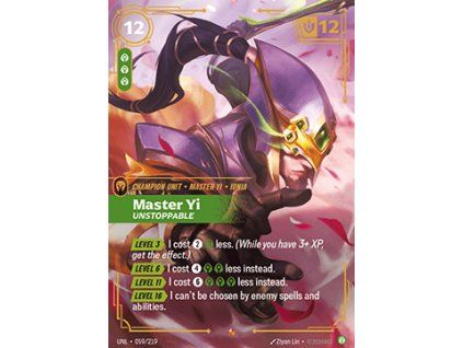 Master Yi, Unstoppable (V.1 - Epic)