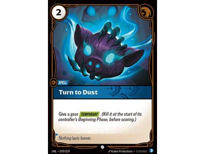 Turn to Dust