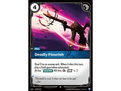 Deadly Flourish