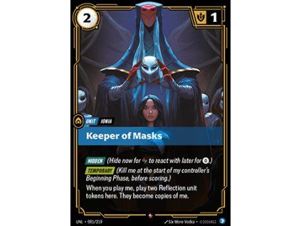 Keeper of Masks