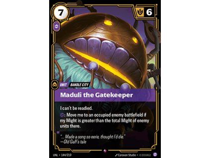 Maduli the Gatekeeper