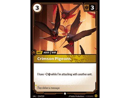 Crimson Pigeons