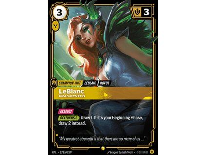 Leblanc, Fragmented (V.2 - Showcase)