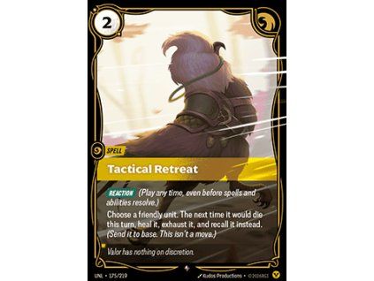 Tactical Retreat