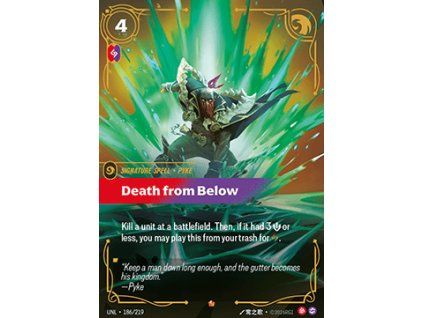 Death from Below