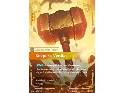Keeper's Verdict