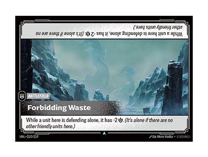Forbidding Waste