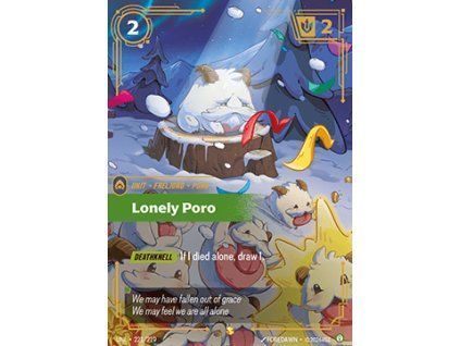 Lonely Poro