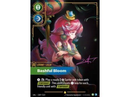 Lillia, Bashful Bloom (V.3 - Signed Showcase)