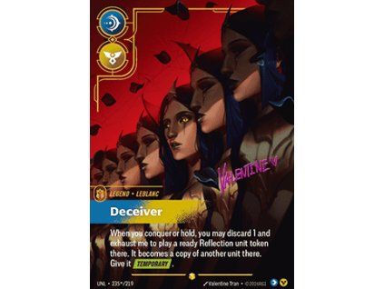 Leblanc, Deceiver (V.3 - Signed Showcase)