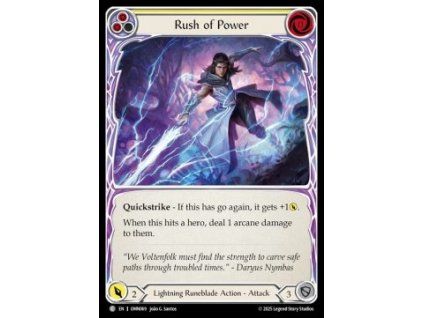 Rush of Power (Yellow) (Regular)