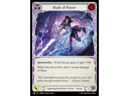 Rush of Power (Blue) (Regular)