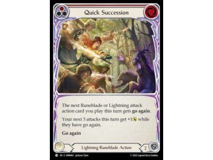 Quick Succession (Red) (Rainbow Foil)