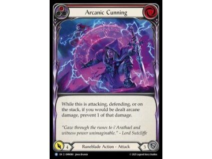 Arcanic Cunning (Red) (Rainbow Foil)
