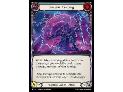 Arcanic Cunning (Blue) (Rainbow Foil)