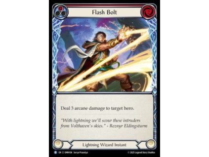 Flash Bolt (Red) (Rainbow Foil)
