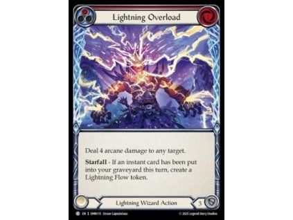 Lightning Overload (Red) (Rainbow Foil)
