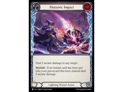 Meteoric Impact (Red) (Rainbow Foil)