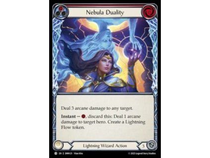 Nebula Duality (Red) (Rainbow Foil)