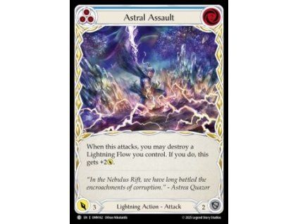 Astral Assault (Blue) (Rainbow Foil)