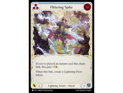 Flittering Spike (Blue) (Rainbow Foil)