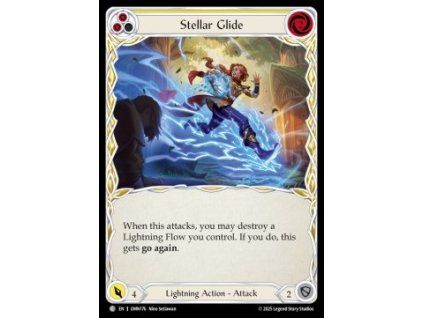 Stellar Glide (Yellow) (Rainbow Foil)