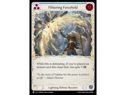 Flittering Forcefield (Blue) (Rainbow Foil)