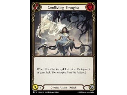 Conflicting Thoughts (Yellow) (Rainbow Foil)