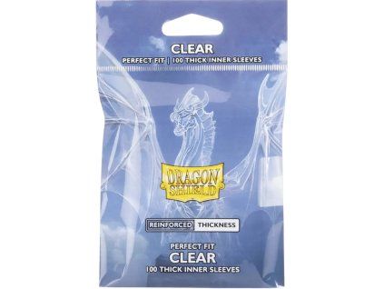 Dragon Shield obaly — Perfect Fit Thick Clear (100 kusů)