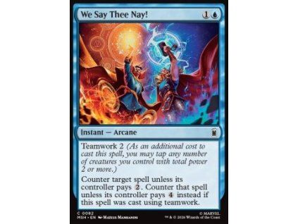We Say Thee Nay!