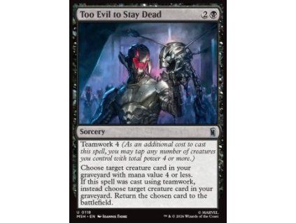Too Evil to Stay Dead