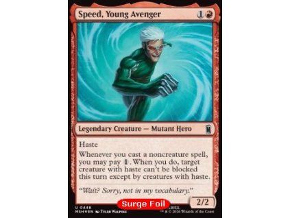 Speed, Young Avenger