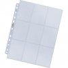 ultra pro 100 feuilles pour classeur 9 pocket hologram page platinum 074427834234