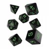 sada kostek classic runic dice set cerna zelena 7 kostek default
