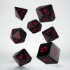 sada kostek classic runic dice set cerna cervena 7 kostek default