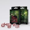 elvish translucent red dice set 6
