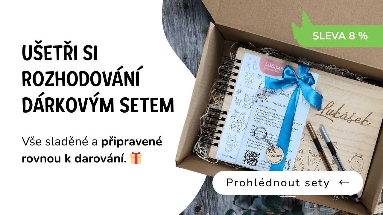 Dárkové sety ze dřeva, na míru, dárkové balíčky, dřevěná fotoalba