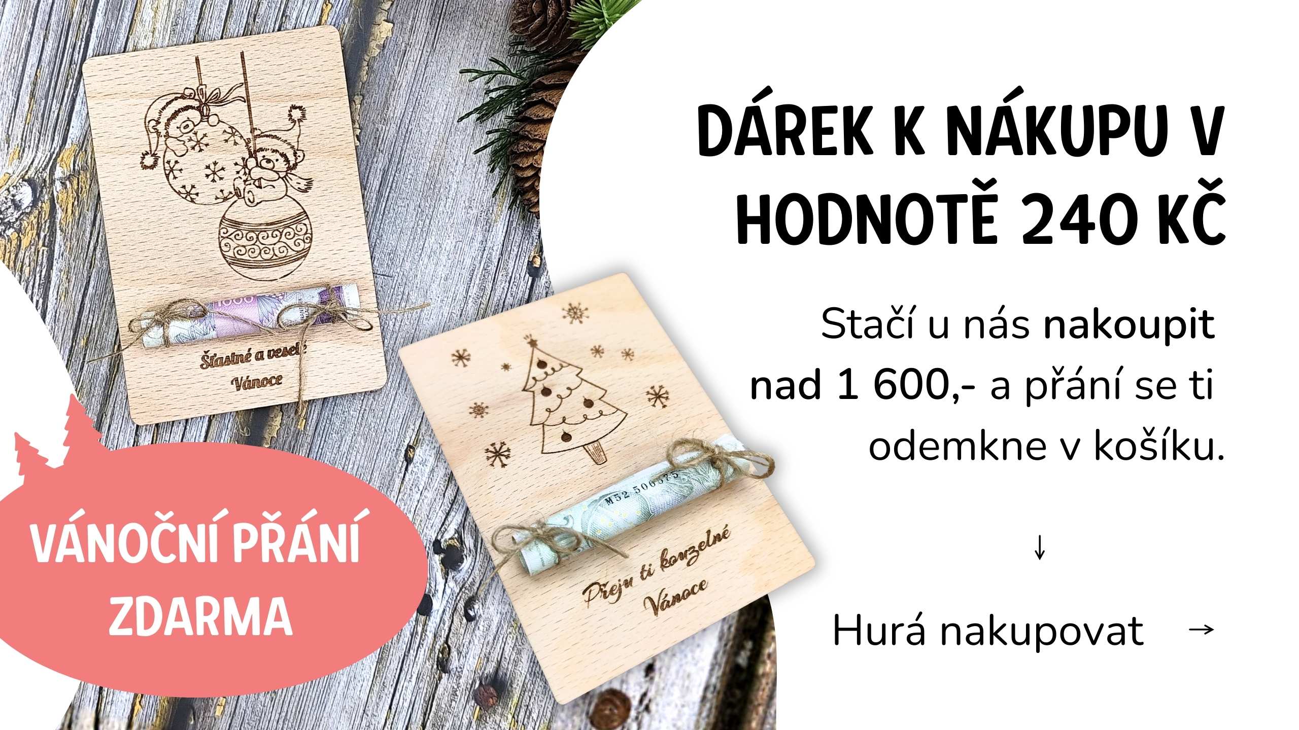 Obálky na peníze, dárková krabička na peníze, přání na peníze dřevěné