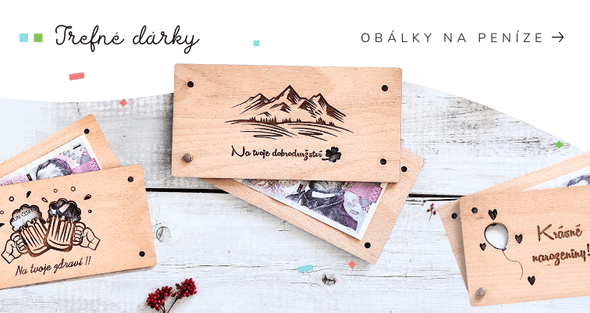 Obálky na peníze, dárková krabička na peníze