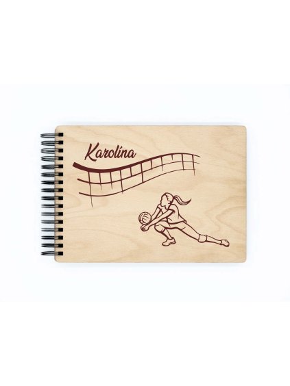 Dřevěné sportovní fotoalbum VOLEJBAL