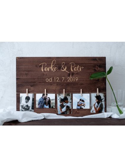 Paletová cedule rodinu/pár