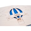 Dřevěné fotoalbum - Balón