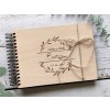 Dřevěné svatební fotoalbum - Boho + výběr boho designů