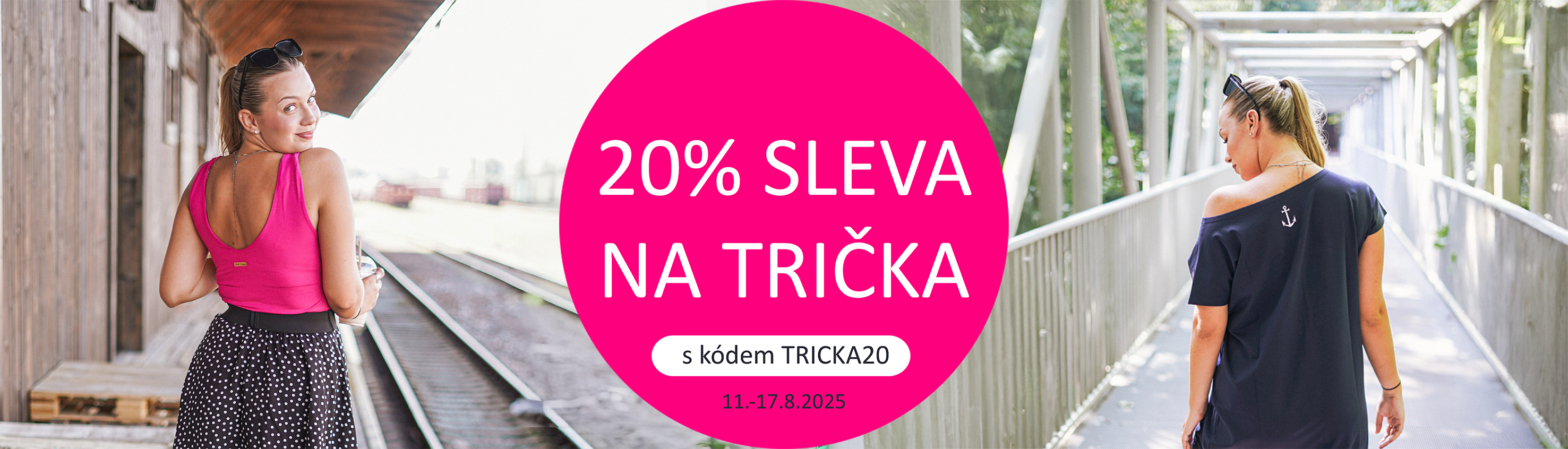 20% sleva na TRIČKA