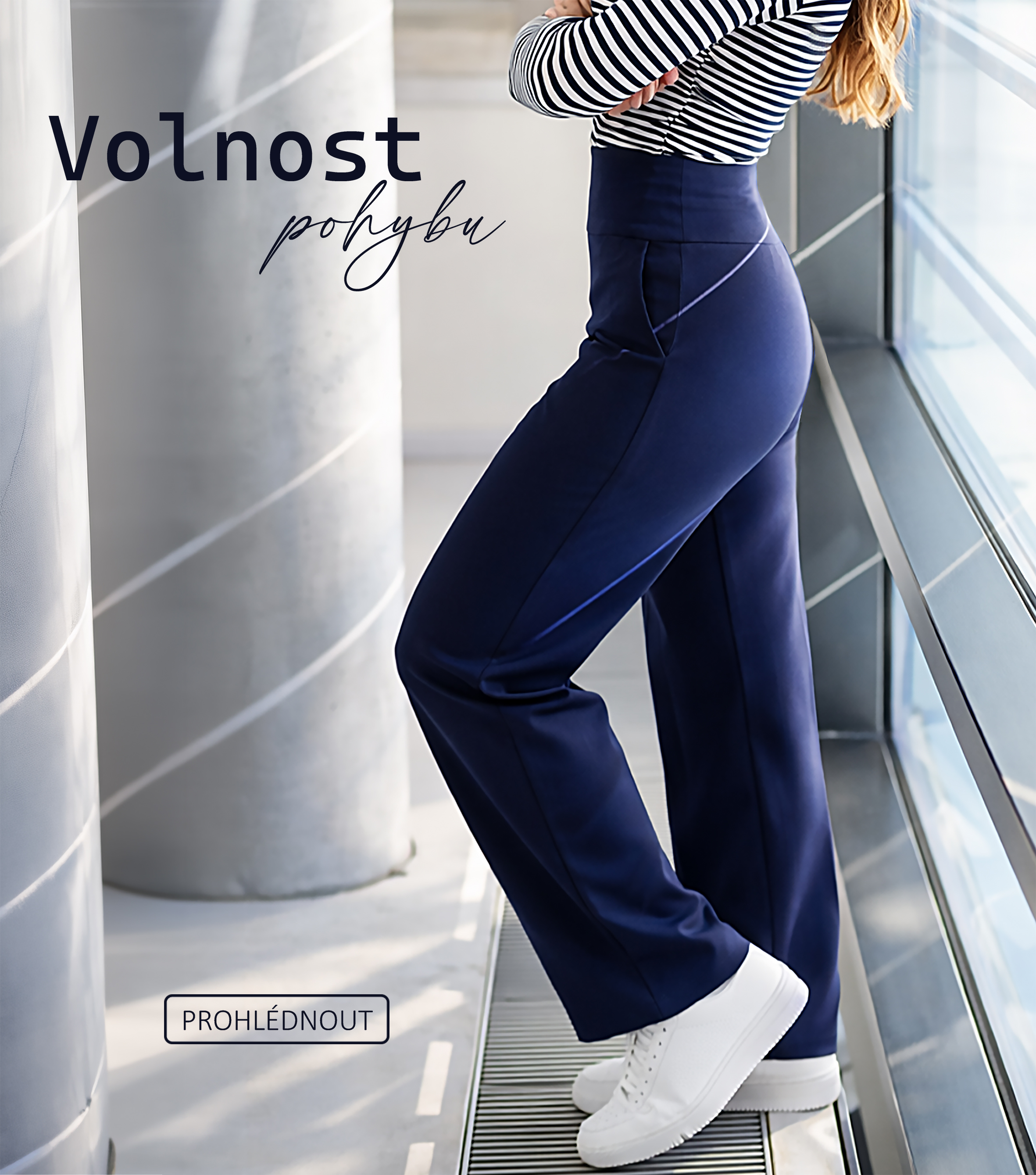 Kalhoty ušité v Čechách. Pohodlí, volnost, příjemný materiál.