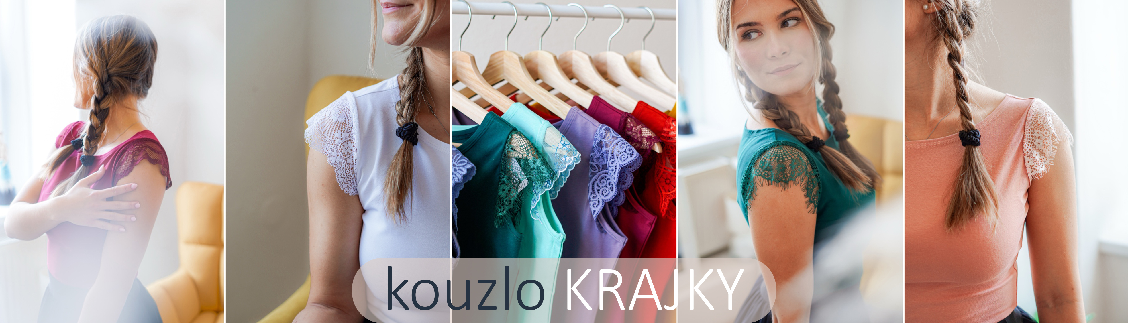 Trička s krajkou