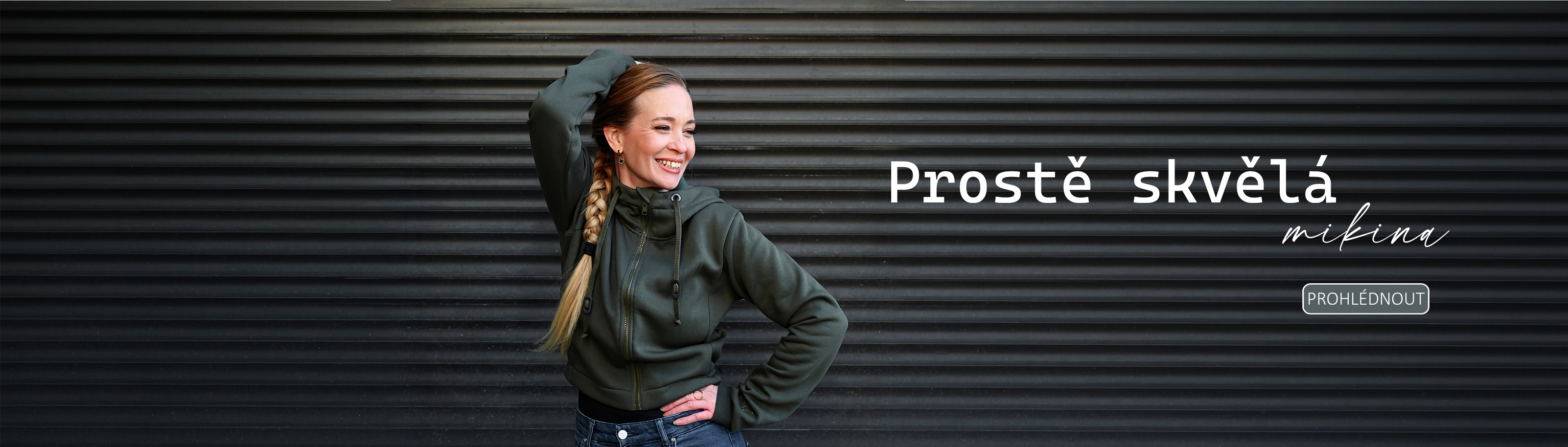 Prostě skvělá! Naše mikiny do pasu šijeme v mnoha variantách. tato na zip je jednou z těch TOP! Šijeme v České Republice.